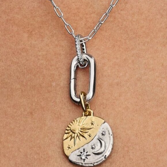 Pandora Sun and Moon Medallion Charm - Picture 4 of 5